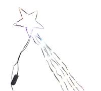 Étoile filante lumineuse 85 LED multicolore avec télécommande