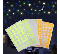 Etoile fluorescente chambre enfant - 740 Stickers muraux enfants - Etoiles phosphorescentes plafond auto-adhésives - Etoiles phosphorescentes pour decoration chambre enfant