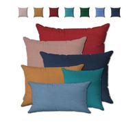 Étoile Housse de coussin en tissu anti-taches (marine, 40 x 40 cm)