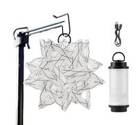 Étoile léger du camp portable, lumière étoile pour le camping - Lamping de camping étanche Lights Polar Star Tent Lights - Éclairage extérieur, Ornement d'hemblée de la planche PP, équipement de camp