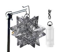 Étoile léger du camp portable, lumière étoile pour le camping - Lamping de camping étanche Lights Polar Star Tent Lights,PP Board Falmade, ornement de matériel de camp portable pour la randonnée de ra