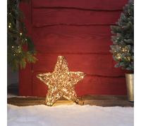 Étoile Lumineuse en Rotin Studley de 35 cm