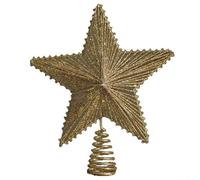 Étoile Métal Sapin Noël Glitter 25cm 30cm Paillettes Fixation Sécurisée | Fabriquée en métal pour robuste Design scintillant Utilisation pour couronnes guirlandes autres décors