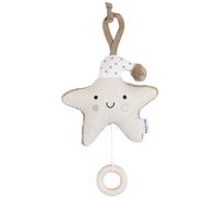 Baby's Only - Boite à musique étoile Heaven - Doudou Musical - Pour Fille et Garçon - Peluche Douce - Clay/Warm Linen - 16x14 cm