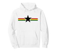 Étoile Noire du Ghana pour Hommes, Femmes et Enfants. Drapeau du Ghana Sweat à Capuche