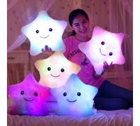 Etoile Peluche 34cm Lumineux LED, Couleur: Jaune