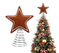 Étoile pour Cime De Sapin De Noël | Ornement de Couronnement en Feutrine pour Arbre de Fête,Ornements Festifs De Noël pour École Appartement Salon Jardin Hôtel Balcon