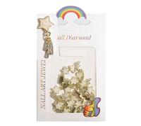 Étoile pour ongles - Strass - Pentagramme - Pierres précieuses - Étoile - Pendentif pour ongles - Accessoires de nail art