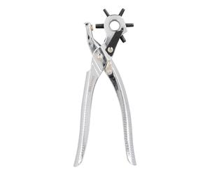 Étoile professionnelle 225 mm. Trous de Ø 2,5 à 5 mm. Pinces trous, perforateur en cuir, pinces ceintures,
