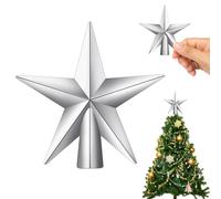 Étoile Sapin de Noel, Mini Sapin de Noël Décoré, 11 cm, Cimier de Sapins de Noëls, Petite Étoile Decoration pour Décoration Fête