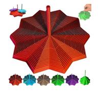 Étoile sensorielle étendue imprimée 3D, hexagone fractale extensible avec poignée, design en spirale tourbillonnante en nid d'abeille, hexagone fractale pour adultes, parfait pour cadeaux de Noël