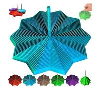Étoile sensorielle étendue imprimée 3D, hexagone fractale extensible avec poignée, design en spirale tourbillonnante en nid d'abeille, hexagone fractale pour adultes, parfait pour cadeaux de Noël