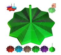 Étoile sensorielle étendue imprimée 3D, hexagone fractale extensible avec poignée, design en spirale tourbillonnante en nid d'abeille, hexagone fractale pour adultes, parfait pour cadeaux de Noël