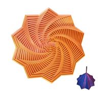 Étoile sensorielle extensible imprimée en 3D, rotation hexagonale sensorielle pour soulager l'anxiété pour adultes, régulateur de mise au point de bureau avec poignées ergonomiques, cadeau de