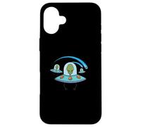 Étoile tombante avec des extraterrestres dans Le Ciel Coque pour iPhone 16 Plus