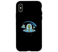 Étoile tombante avec des extraterrestres dans Le Ciel Coque pour iPhone X/XS