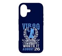 Étoile Vierge Zodiaque 26 août Horoscope Astrologie Design Coque pour iPhone 17