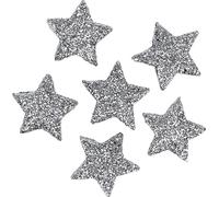 Étoiles argentées scintillantes Ø2,5cm Décoration Noël 96 pièces