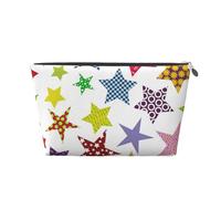 Étoiles aux Couleurs Vives, Trousse de Toilette Trousse de Maquillage Sac à cosmétiques Trousse de Toilette de Voyage Portable