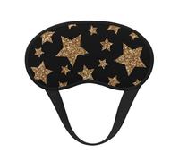 Étoiles brillantes d'or et de bronze,Masques de sommeil occultants, cache-yeux couvrants, masques de sommeil anti-lumière
