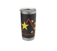 Étoiles chinoises en triangle Gobelet isotherme en acier inoxydable double paroi