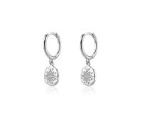 Étoiles de goujon fleurs des boucles d'oreilles rond pour les femmes tombe