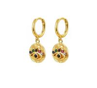 Étoiles de goujon fleurs des boucles d'oreilles rond pour les femmes tombe