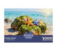 Étoiles de mer et Coquillages Puzzle 1000 Pièces pour Adultes intéressant Puzzles 1000 Pièces Jeu Éduchatif Décor À La Maison 38x26cm/1000pcs
