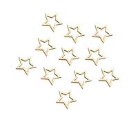 Étoiles en Bois pour l'artisanat,300 Pièces 100 Pièces Chacune pour 1cm 2cm 3cm Fini en Forme D'étoile Creuse Embellissement en Bois pour Sapin de Noël Artisanat Décoration de Mariage Table et DIY