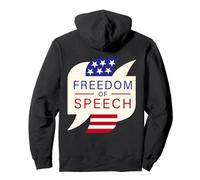 Étoiles et Rayures patriotiques pour la liberté d'expression Sweat à Capuche