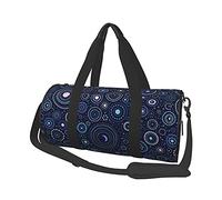 Étoiles Lune Cercle Illustrations Sacs De Voyage Sacs De Sport Bagages De Sport Grand Sac Fourre-Tout De Voyage Sacs De Week-End De Nuit pour Homme Et Femme