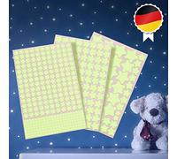 Étoiles phosphorescentes, points lumineux - 452 autocollant fluorescent, stickers fluorescents pour ton ciel étoilé, étoiles phosphorescentes plafond
