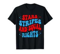étoiles rayures et égalité des droits 4 juillet Droits des femmes T-Shirt