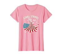 Étoiles, Rayures et icône du Style T-Shirt