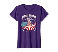 Étoiles, Rayures et icône du Style T-Shirt