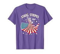 Étoiles, Rayures et icône du Style T-Shirt