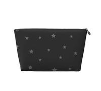Étoiles sur Fond Noir, Trousse de Toilette Trousse de Maquillage Sac à cosmétiques Trousse de Toilette de Voyage Portable