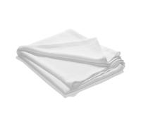 Etol Design Couvre-lit en coton délavé Stripe 180x260 Blanc