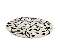Etol Design Tapis Grow blanc-noir rond ø180 cm