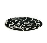 Etol Design Tapis Grow noir-blanc rond Ø140 cm