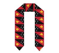 Étole De Remise De Diplômes Aux Couleurs Du Drapeau De L'État De Papouasie-Nouvelle-Guinée Unisexe Pour Adultes Écharpe D'Honneur Pour Les Étudiants Diplômés Cadeau De Fin D'Études 183 Cm (72 Pouces)