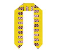 Étole De Remise De Diplômes Pour Adultes - Écharpe Décorative Ornée Du Drapeau De Niue - Cadeau De Fin D'Études Pour Homme Femme Ou Unisexe