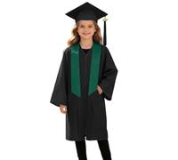 ÉTole De Remise De DiplôMes pour Enfants éCharpe CéRéMonielle De Couleur Unie éTole AcadéMique en Satin pour La Remise des DiplôMes De L'éCole Primaire Et du CollèGe