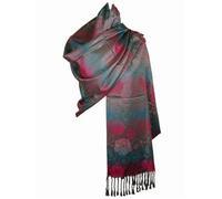Etole Echarpe - ITENDANCE - Motifs Fleurs - 70% Pashmina - 30% Soie - 170x72 cm TU