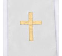 Étole Liturgique,Avec Broderie À Franges Réversible Unisexe Fournitures Ecclésiastiques | Écharpe Cérémonie Religieuse | Pour Les Cérémonies De Baptême, Funérailles Et