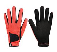 ETomey Gants De Golf Pack 1 pcs Golf Golf Gant Gauche Main 3D Maillage Non-Glissant Micro Fibre Verte Orange Violet g Gants de Golf Hommes Gant Golf Homme (Color : 1 Pcs Left Hand O, Size : 25 Large)