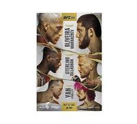 ETOMEY Poster sur toile Boxing-UFC 280 Charles Oliveira contre Islam Makhachev - Décoration de chambre à coucher, bureau, chambre - Cadeau sans cadre - 40 x 60 cm