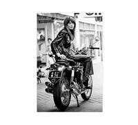 ETOMEY Poster sur toile de Francoise Hardy - Décoration murale pour salon, chambre à coucher - Style sans cadre - 30 x 45 cm