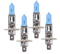 Etomvoop 4 pièces H1 phare de voiture ampoule halogène 12V 100W lumière blanche Super brillante 6000k phares lampe ampoules halogènes accessoires de voiture (H1 100W)