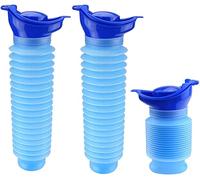 Etomvoop Lot de 2 urinoirs d'urgence 750 ml portables rétractables pour homme et femme